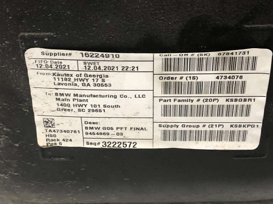 Dieseltank til BMW X7 2018-->> (G07) (G07) (161194926340|)