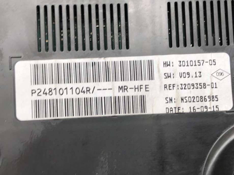 Instrumentpanel til Renault Kadjar 2015-->>  (248101104R|)
