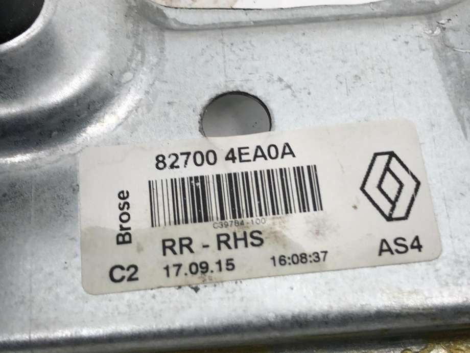 Ruteheis høyre bak til Renault Kadjar 2015-->> (827004EA0A|)