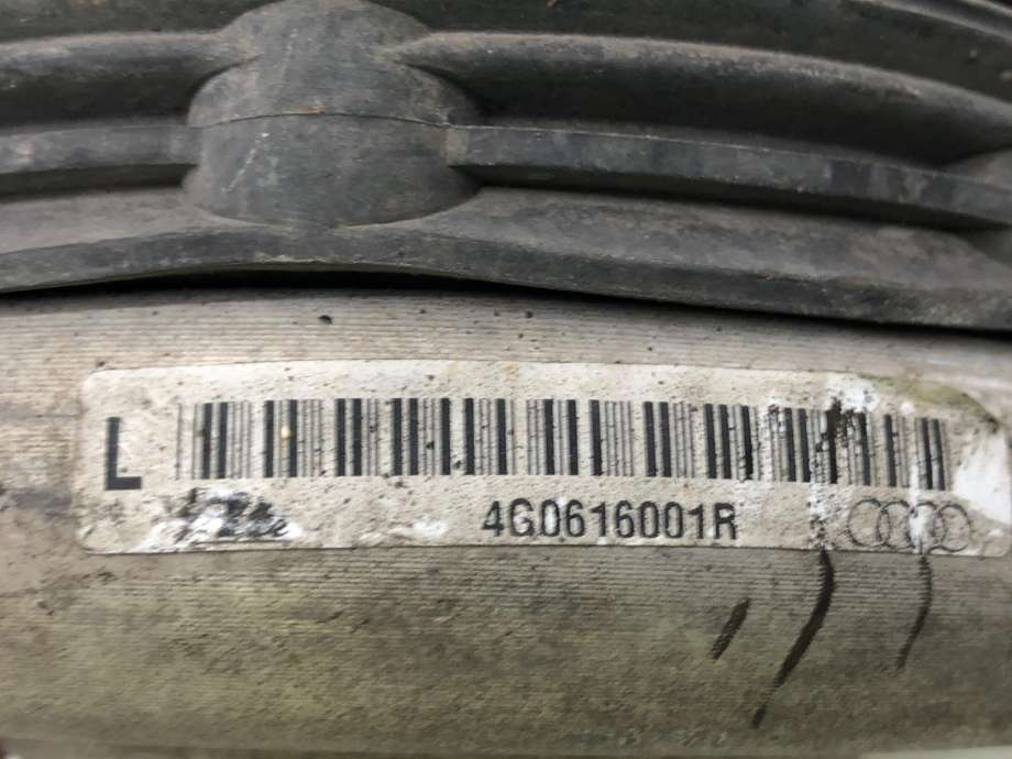 Fjær bak nivå luftpute/belg til Audi A6 2011-2014 (Type IV, Fase 1) (C7) (C7) (4G0 616 001 T|)
