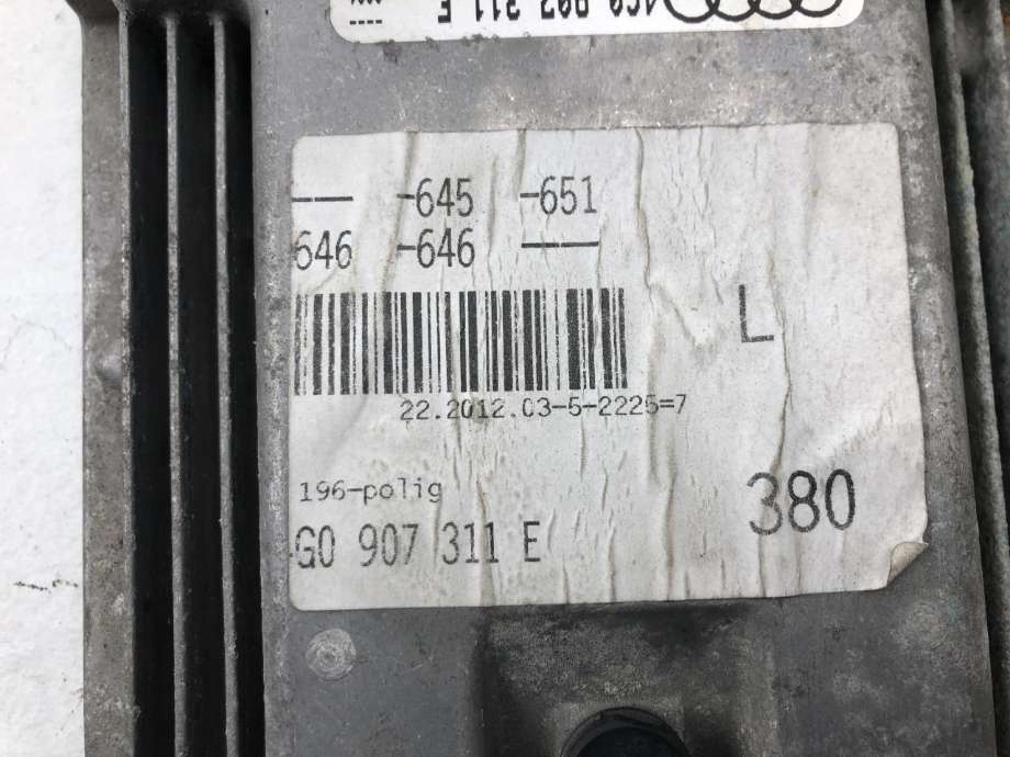 Styreenhet motor til Audi A6 2011-2014 (Type IV, Fase 1) (C7) (C7) (4G0907311E|)