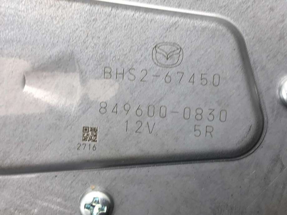 Viskermotor bakrute til Mazda 3 2013-2016 (Type III, Fase 1) (BHS2-67-450|)