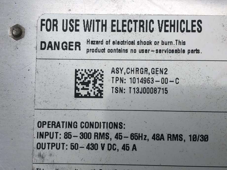 Batterilader (OBC - On Board Charger) til Tesla Model S 2013-2016 (Fase 1)  (101496300C|)