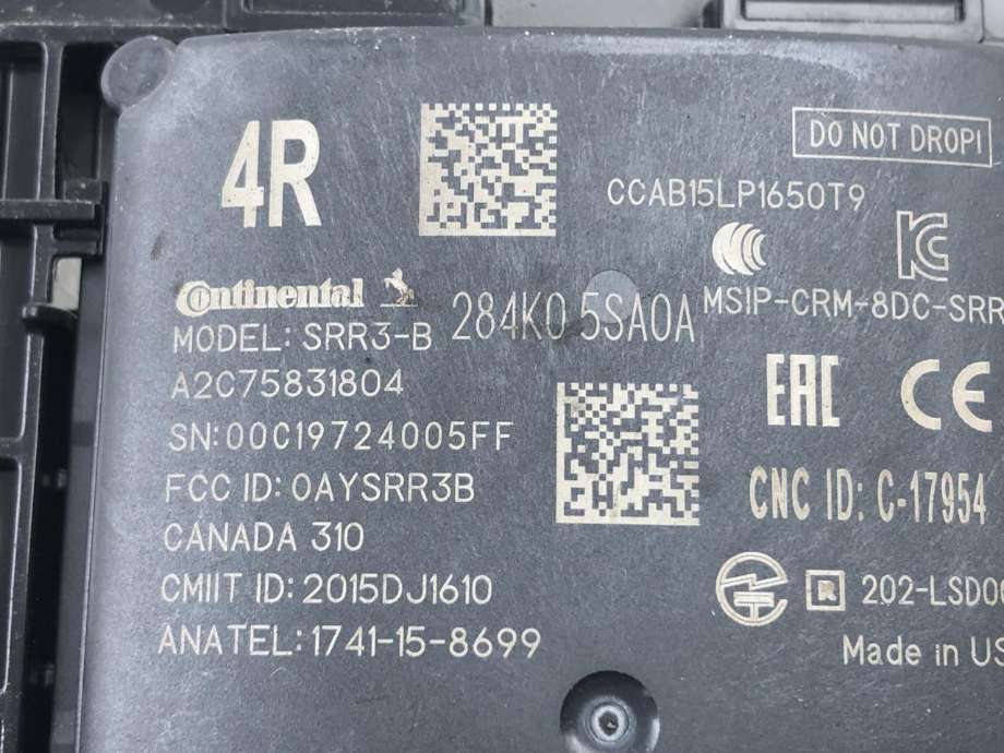 Sensor radar til Nissan Leaf 2018-->> (Type II)  (284K05SA0A|)