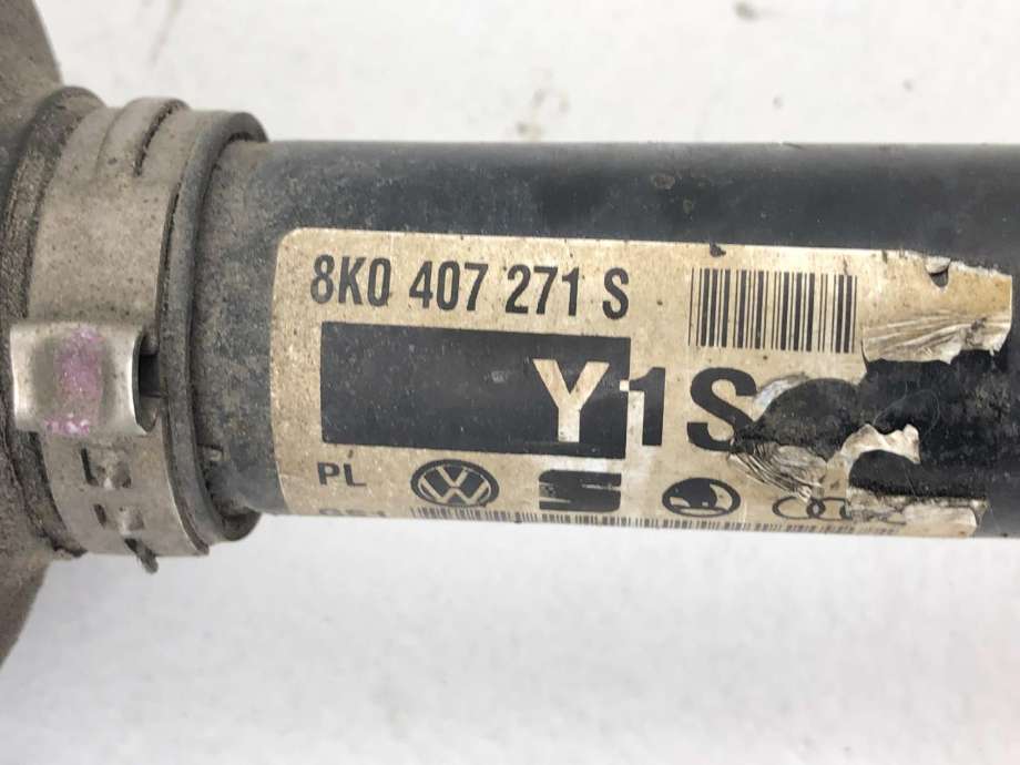 Drivaksel høyre foran, diesel/automat til Audi A5 2007-2016 (Type I)  (8K0 407 271 S|)
