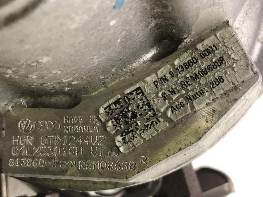 Turbo til Škoda Octavia 2013-2016 (Type III, Fase 1)  (04L 253 020 S|04L 253 016 H|)