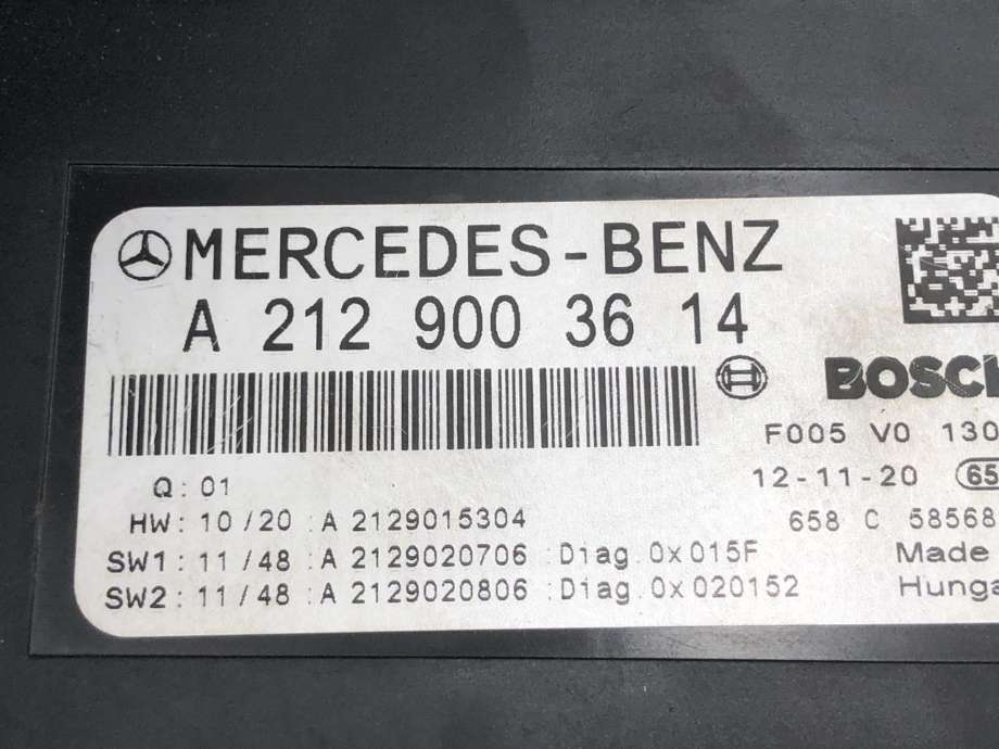 Sikringsboks til Mercedes E-Klasse 2009-2013 (Fase 1) (W212) (W212) (A 231 900 77 07|)