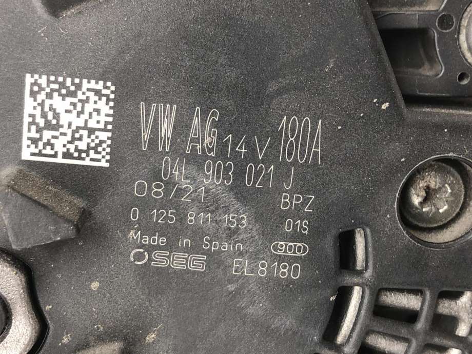 Dynamo diesel til VW Tiguan 2020-->> (Type II, Fase 2) (04L 903 021 K|)