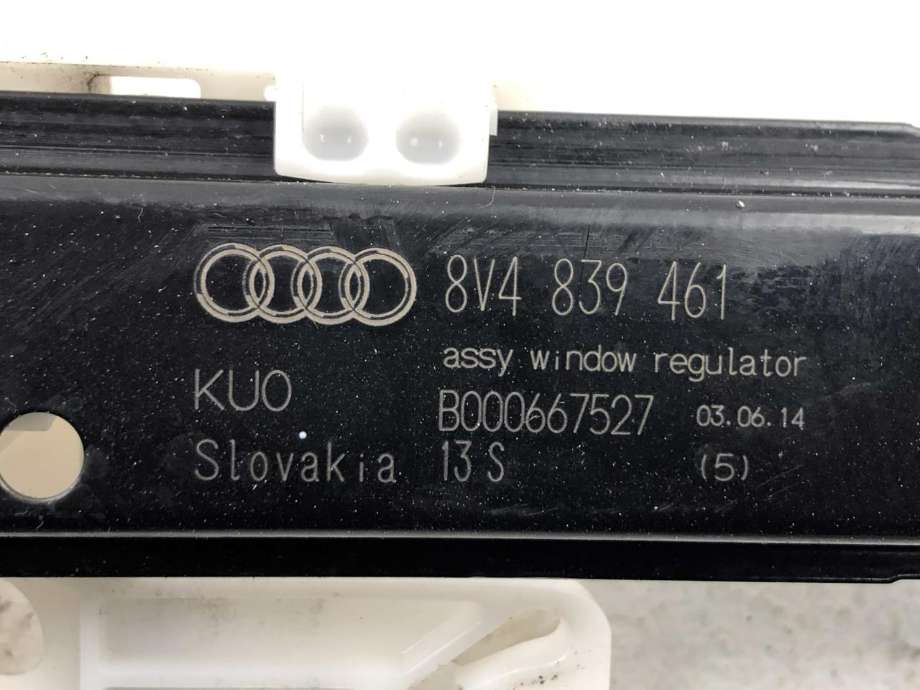 Ruteheis venstre bak til Audi A3 2012-2016 (Type III, Fase 1) (8V4 839 461|)