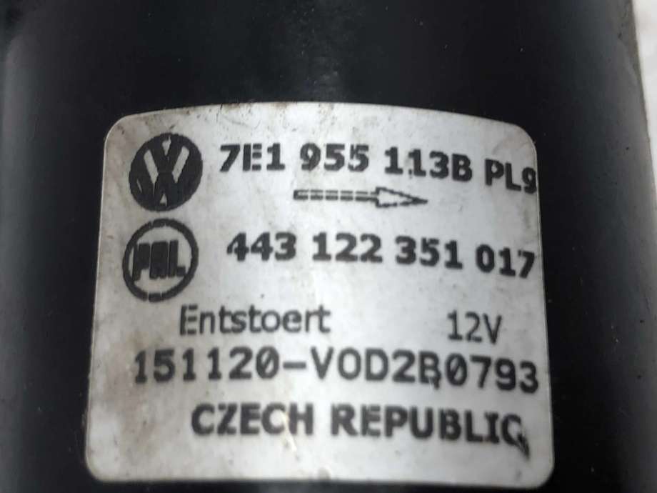 Viskermotor frontrute komplett m/overføring til VW Transporter / Caravelle 2015-2019 (T6) (T6) (7E1 955 113 D|)