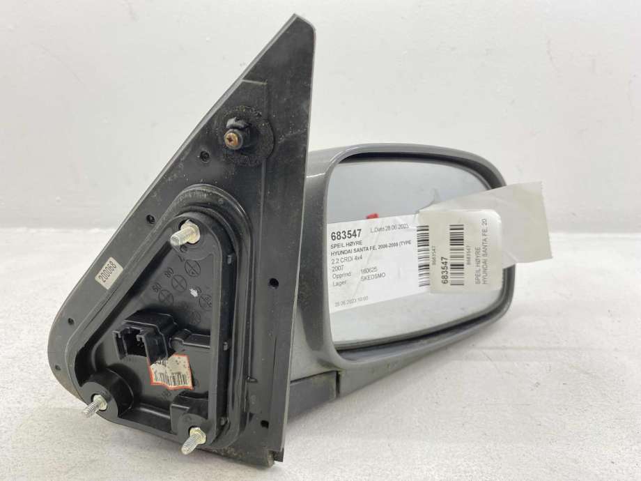 Speil høyre til Hyundai Santa Fe 2006-2009 (Type II, Fase 1)  (876202B1102J|)