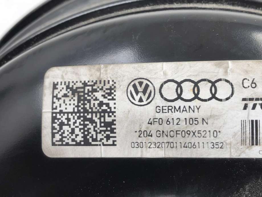 Bremsekraft-forsterker til Audi A6, Allroad 2008-2011 (Type II, Fase 2) (C6) (C6) (4F0 612 107 F|)