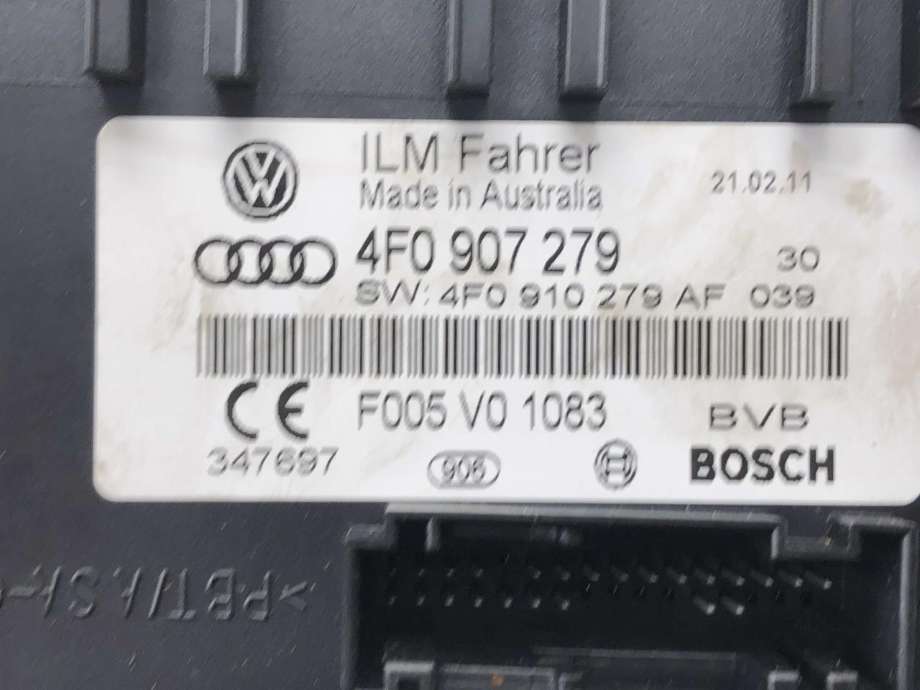 Styreenhet comfort (BCM) til Audi A6, Allroad 2008-2011 (Type II, Fase 2) (C6) (C6) (4F0 910 279 AE|)