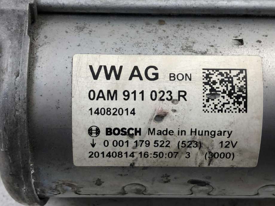 Starter til Škoda Octavia 2013-2016 (Type III, Fase 1)  (0AM 911 023 N|)