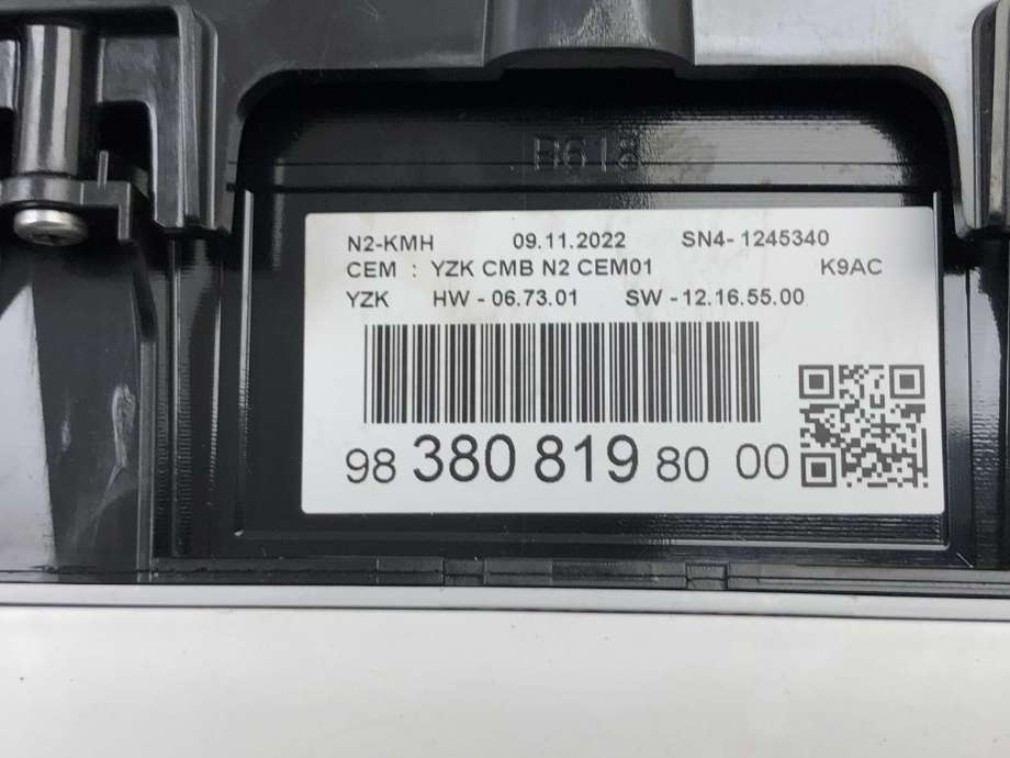 Instrumentpanel til Toyota Proace City 2020-->>  (983808198000|)