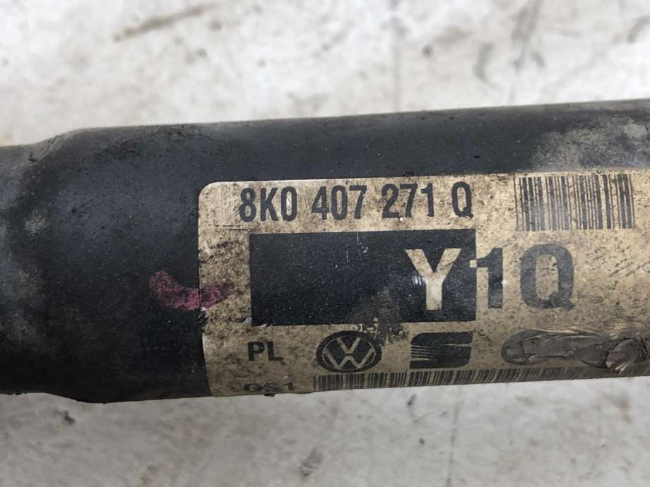 Drivaksel høyre foran, bensin/automat til Audi A5 2007-2016 (Type I)  (8K0 407 271 Q|)
