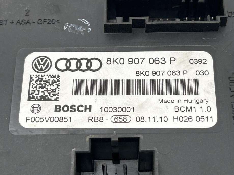 Styreenhet comfort (BCM) til Audi A5 2007-2016 (Type I)  (8K0 907 063 BE|)