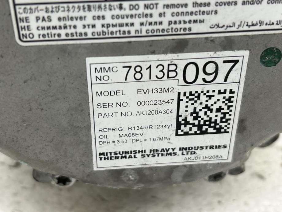 Aircondition kompressor hybrid til Mitsubishi Outlander 2015-->> (Type III, Fase 2)  (7813B174|)