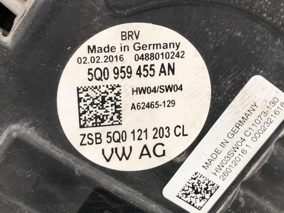 Kjølevifte elektrisk til VW e-Golf 2014-2017 (Fase 1) (5Q0 121 203 DE|)