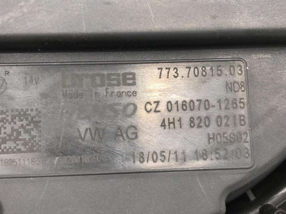 Varmeapparat motor til Audi A8 2010-2013 (Type III, Fase 1)  (4H1 820 021 C|)