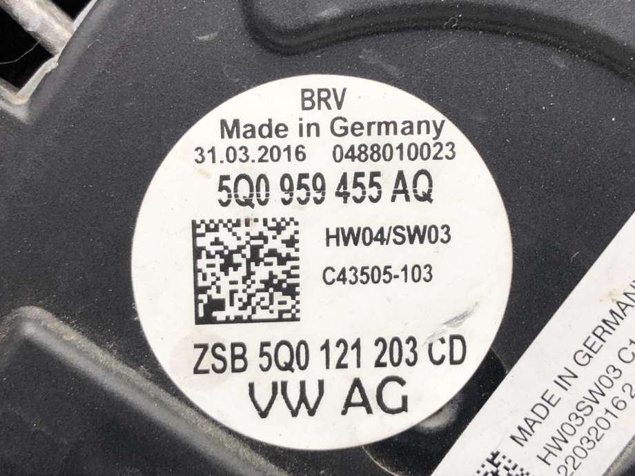 Kjølevifte elektrisk til VW Golf VII 2012-2017 (Fase 1) (5Q0 959 455 BJ|)