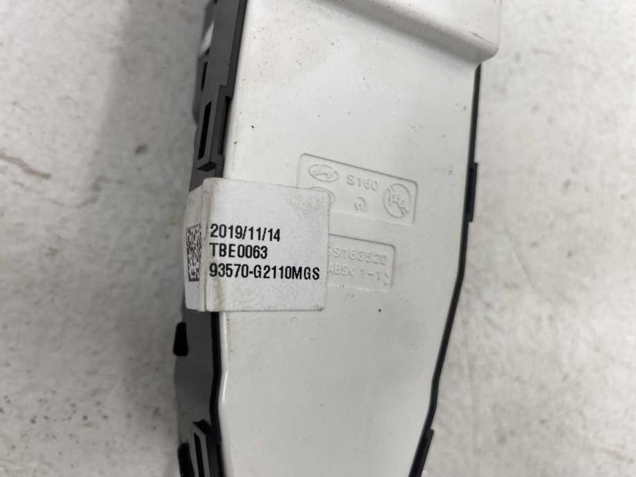 Bryter ruteheis førerdørspanel til Hyundai Ioniq Electric 2019-->> (Fase 2)  (93570G2110MGS|)