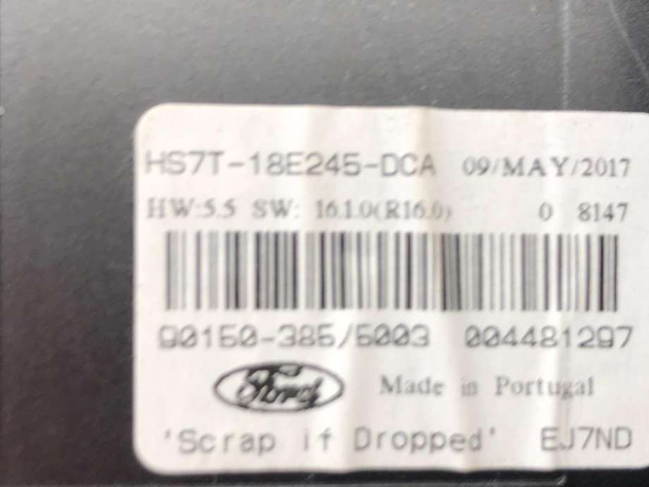 Bilstereo betjeningspanel til Ford Mondeo 2014-2019 (Type V, Fase 1) (2215664|)