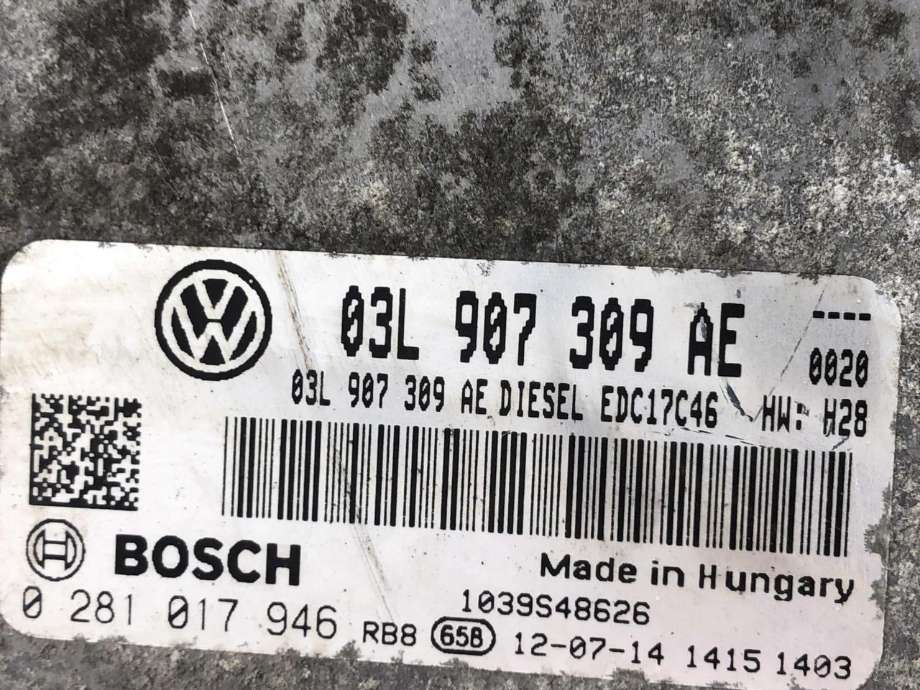 Styreenhet motor til VW CC 2012-2014 (PASSAT CC) (PASSAT CC) (03L 906 018 PA|03L 906 018 PA 350|)