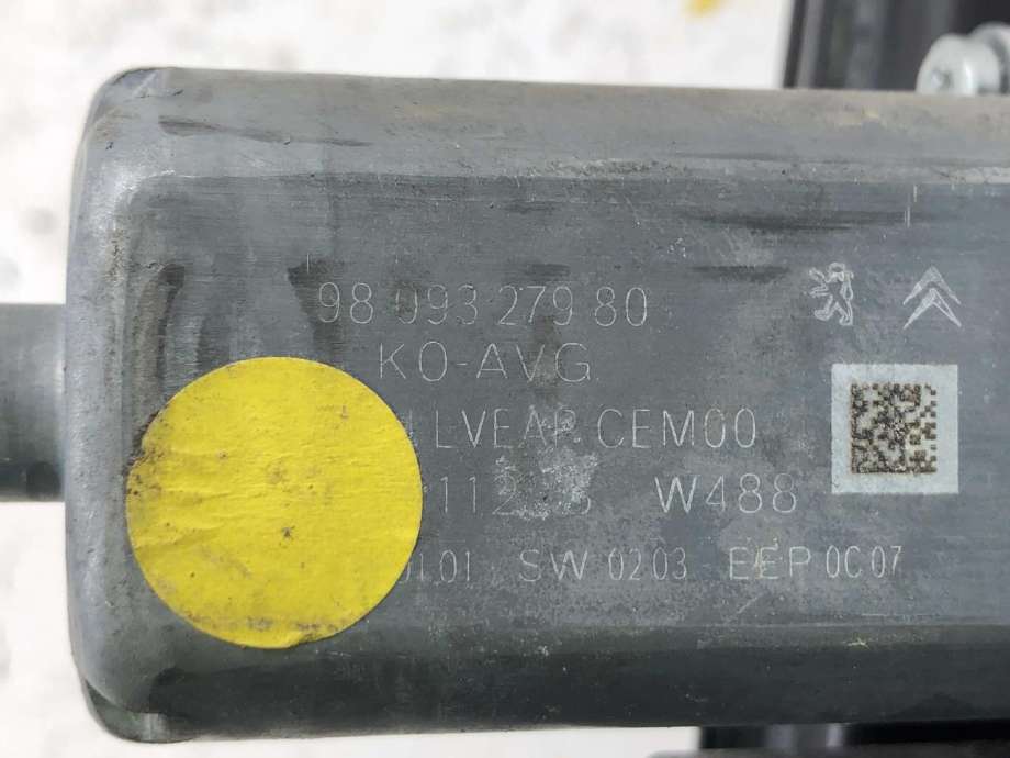 Ruteheis venstre foran til Toyota Proace 2016-->> (Type II) (9809327980|)