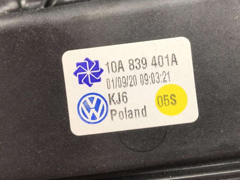 Ruteheis venstre bak til VW ID.3 2020-->> (10A 839 461 A|)