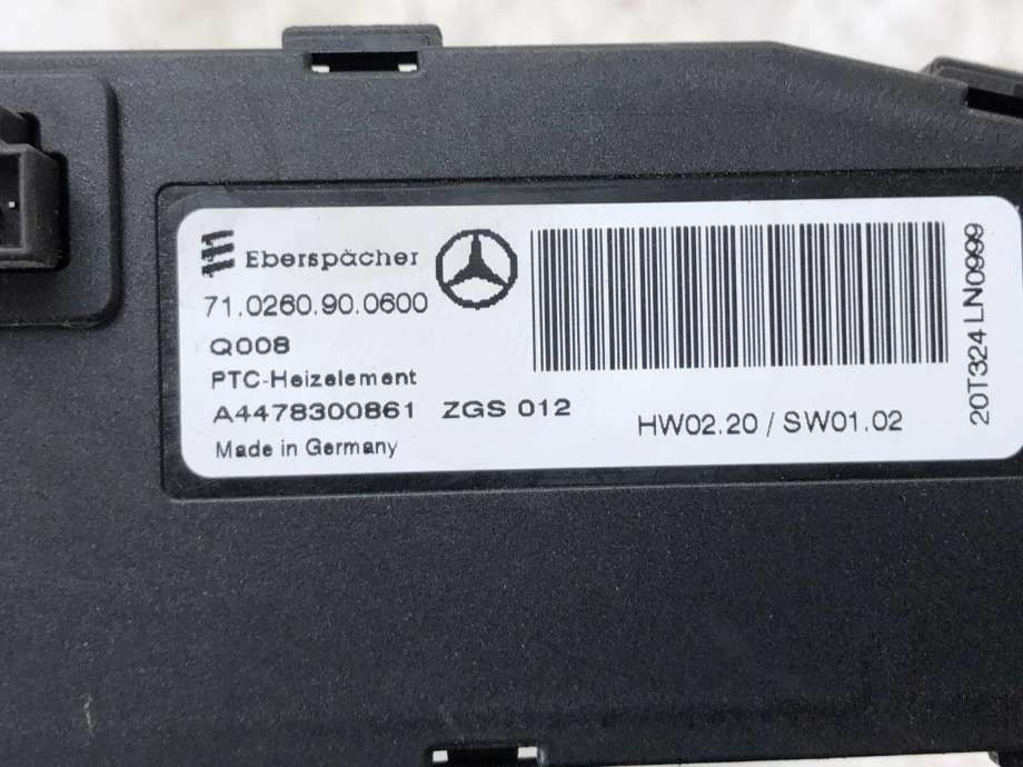 Varmeapparat ekstravarmer til Mercedes Vito 2014-->> (W447) (W447) (A 447 830 08 61|)