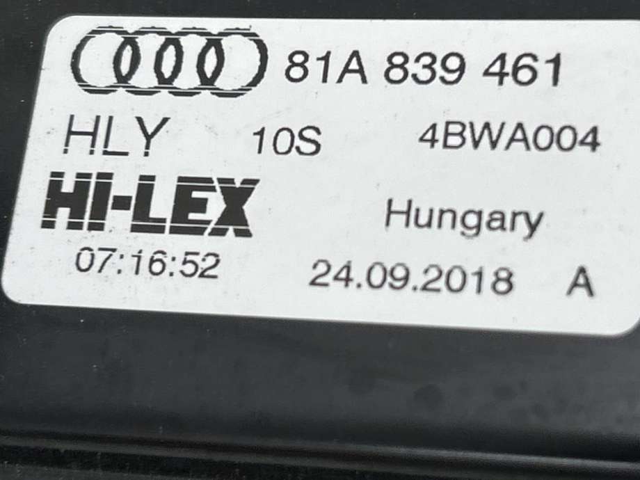 Ruteheis venstre bak til Audi Q2 2016-->> (5Q0 959 801|)