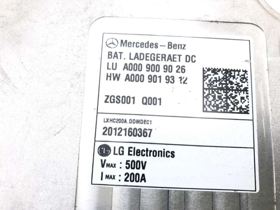 Batterilader (OBC - On Board Charger) til Mercedes EQC 2019-->> (A 000 900 90 26|)
