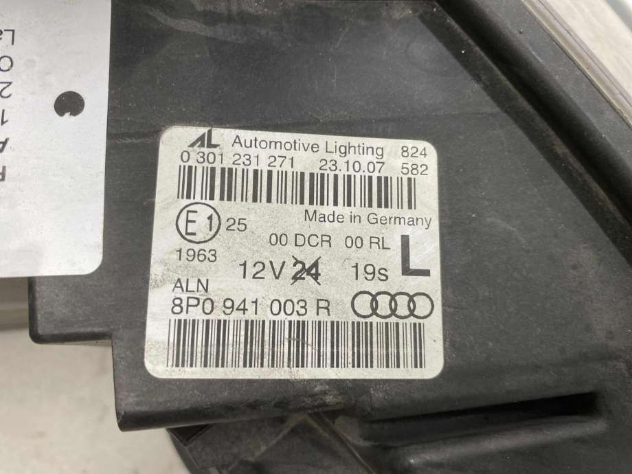 Frontlykt venstre xenon til Audi A3 2003-2008 (Type II, Fase 1) (8P0 941 003R|8P0 941 029 R|)