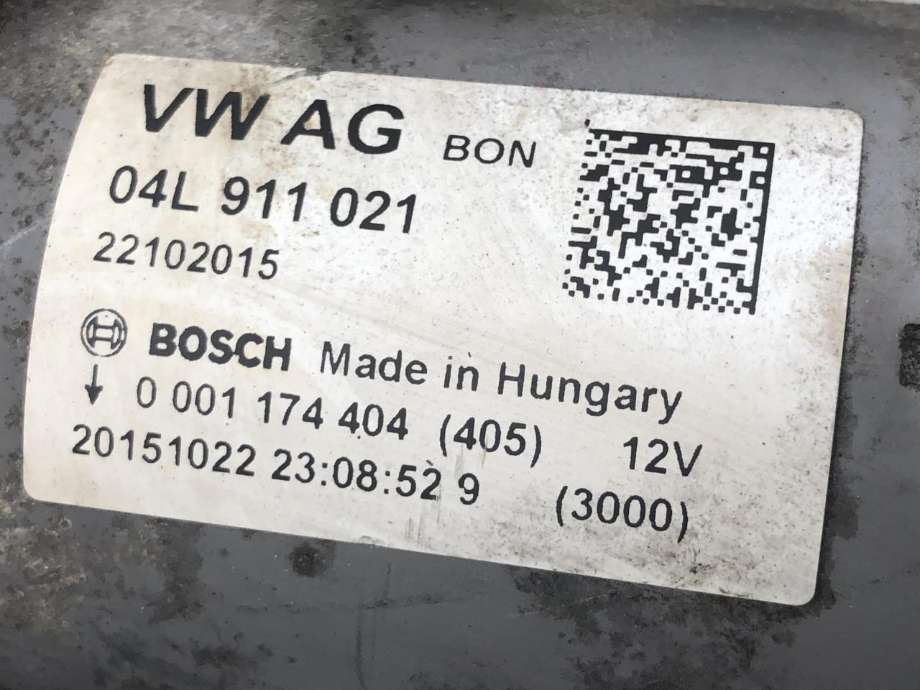 Starter diesel til Audi Q5 2012-2017 (Type I, Fase 2) (04L 911 021|)