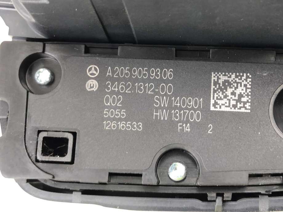 Bilstereo navigasjon betjeningspanel til Mercedes C-Klasse 2014-2018 (Fase 1) (W205) (W205) (A 205 900 59 15|)