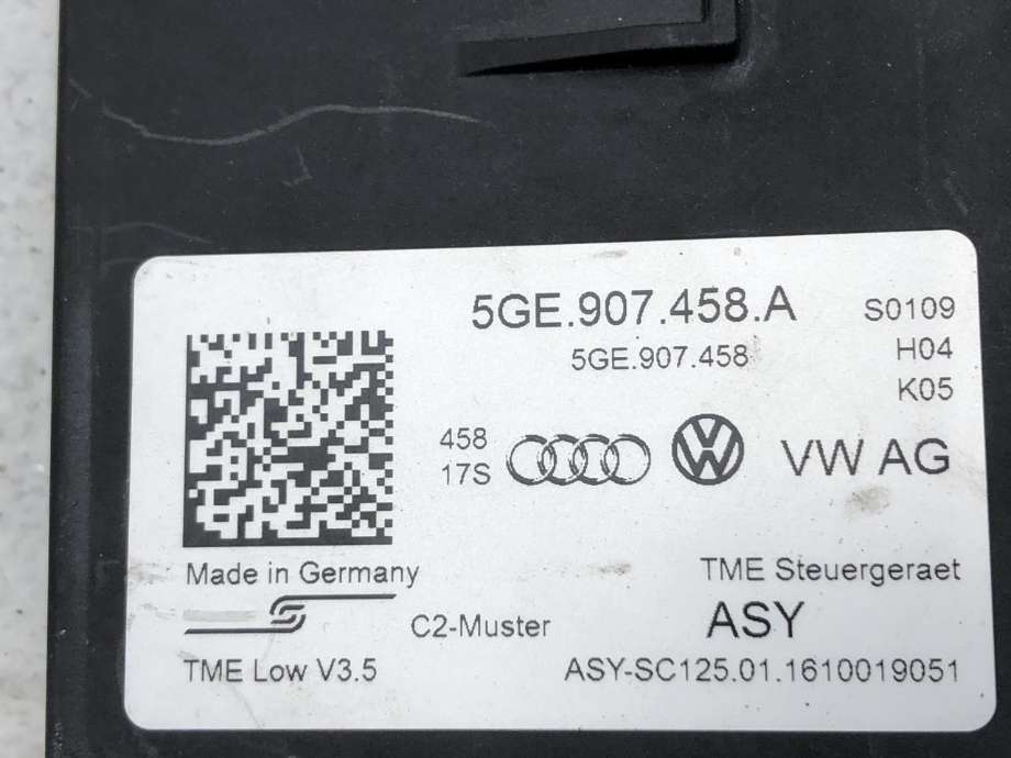 Styreenhet diverse til VW e-Golf 2014-2017 (Fase 1)  (5GE907458|5GE 907 458 C|)