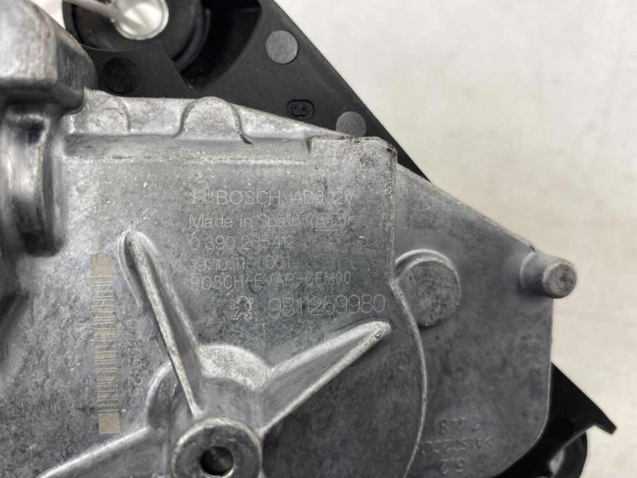 Viskermotor bakrute til Peugeot 3008 2016-->> (Type II)  (98 112 599 80|)