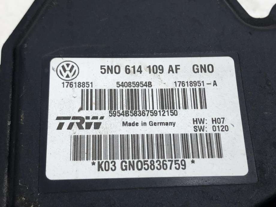 ABS sentral til Audi Q3 2011-2014 (Type I, Fase 1)  (5N0 614 109 AF|)