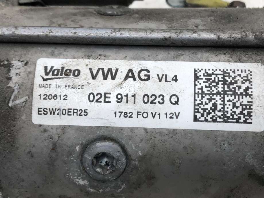 Starter diesel til Audi Q3 2011-2014 (Type I, Fase 1)  (02E911024H|02E911024C|)