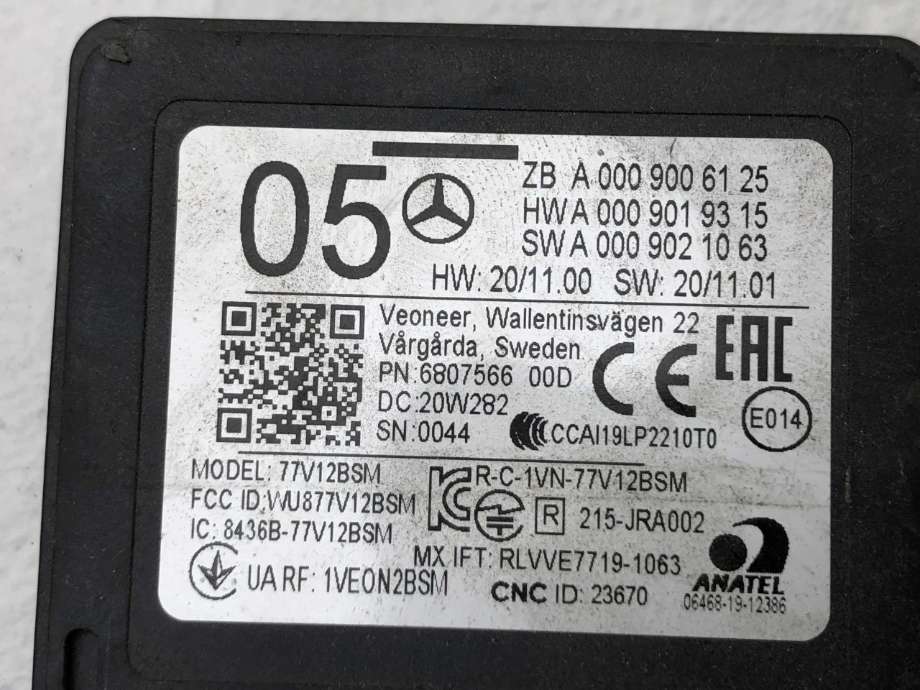 Styreenhet diverse til Mercedes E-Klasse 2016-2023 (W213) (W213) (A 000 900 61 25|)