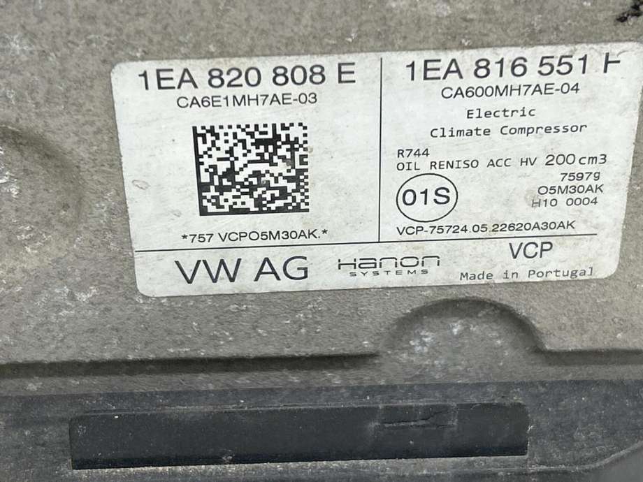 Aircondition kompressor elbil til VW ID.4 2020-->>  (1EA 820 808 E|)