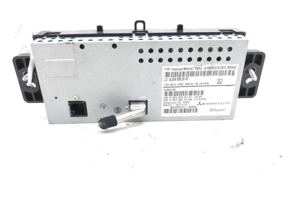 Bilstereo navigasjon skjerm til Mercedes GLK 2008-2015 (X204) (X204) (A 204 820 26 97|)