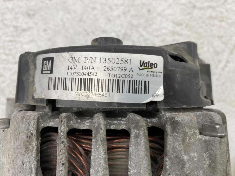 Dynamo diesel til Opel Zafira Tourer 2012-2018  (VALEO|13502581 |13588306 |12 04 623|95515963 |1202333 |1202318|)