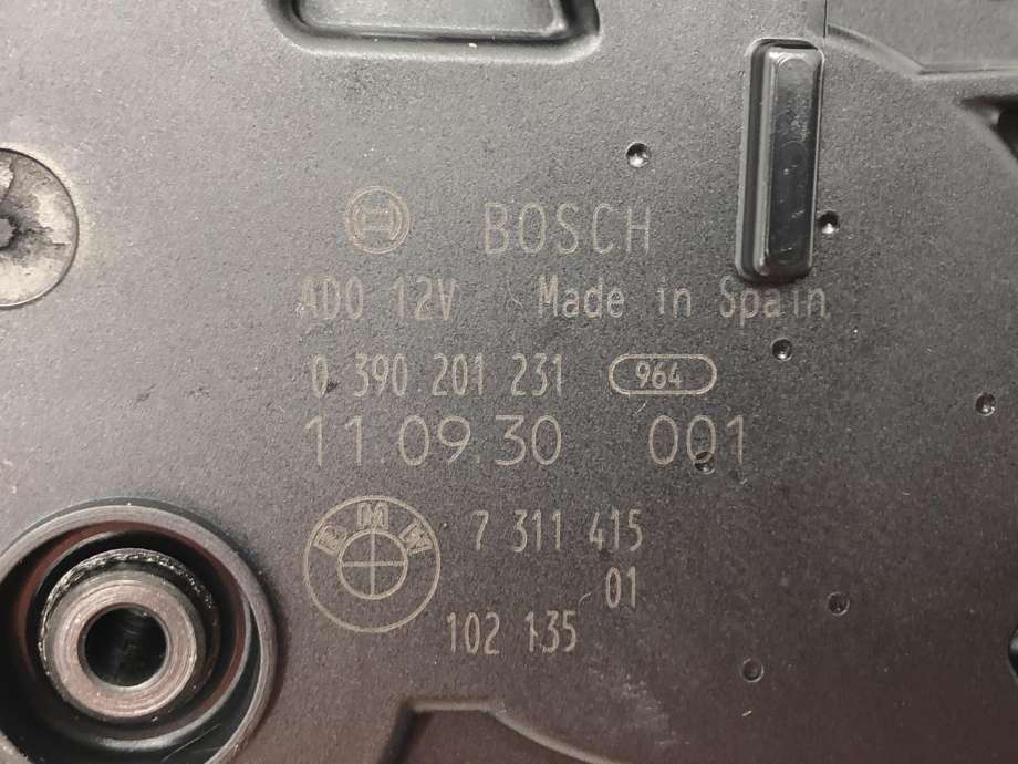 Viskermotor bakrute til BMW 5-Serie 2010-2017 (F10/F11) (F10/F11) (67 63 7 311 415|)