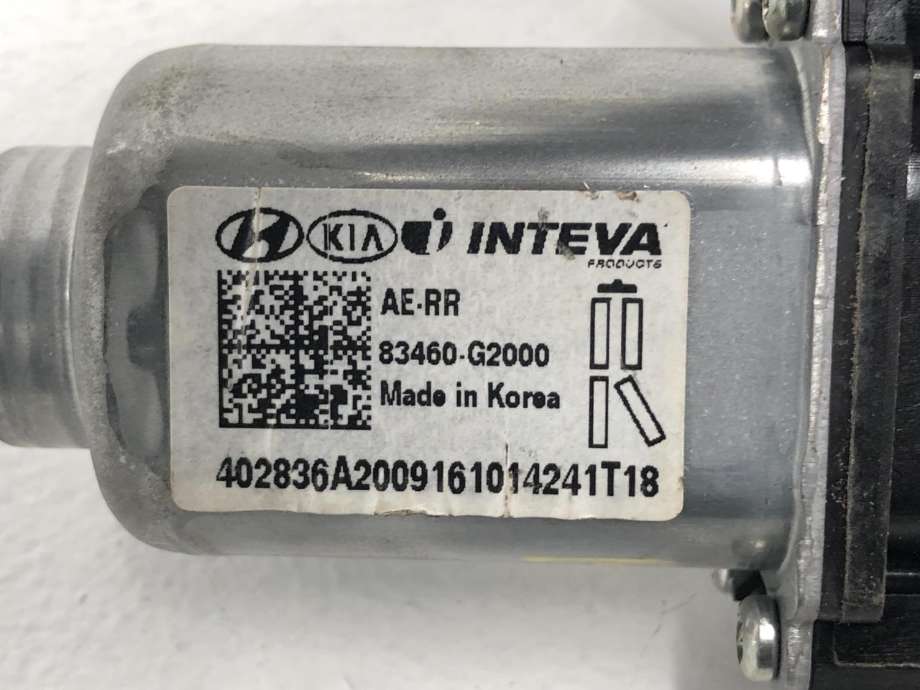 Ruteheis, kun motor, høyre bak til Hyundai Ioniq Electric 2019-->> (Fase 2) (83460G2000|)
