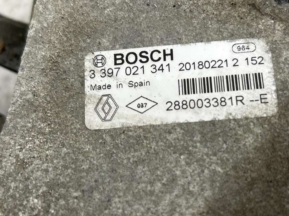 Viskermotor frontrute komplett m/overføring til Renault Zoe 2013-2019 (Fase 1)  (288003381R|)
