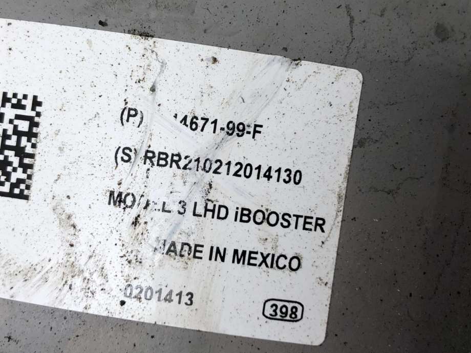 Bremsekraft-forsterker til Tesla Model 3 2018-2023 (Fase 1)  (104467150A|)