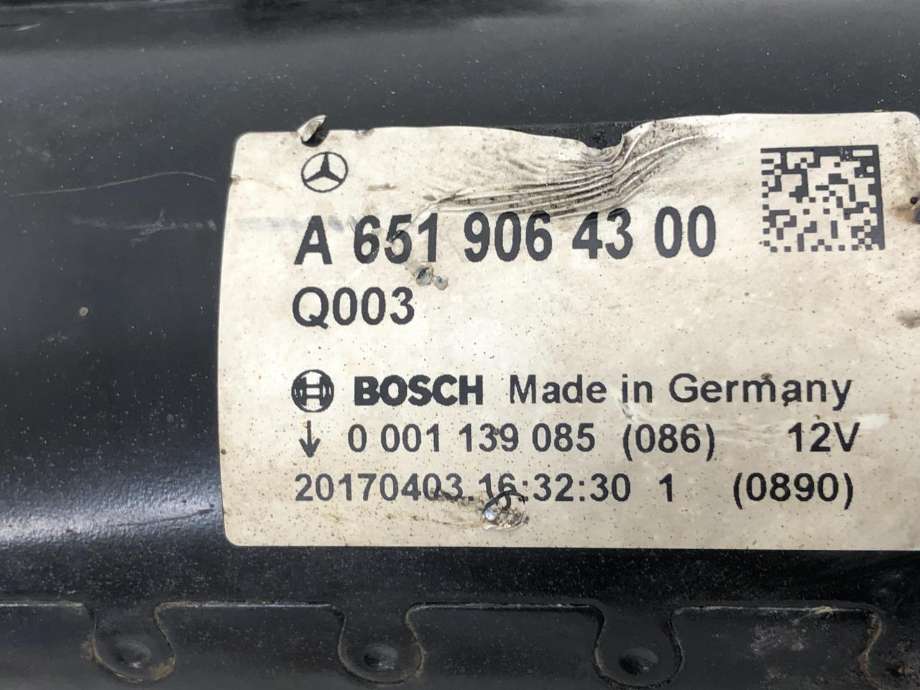 Starter diesel til Mercedes Vito 2014-->> (W447) (W447) (A 651 906 43 00|)