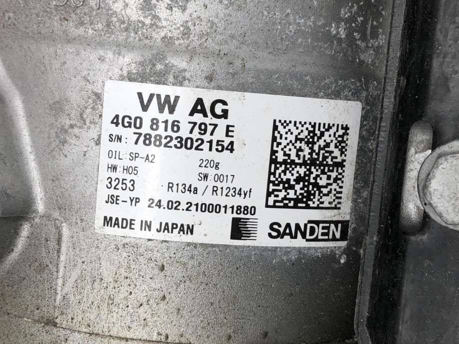 Aircondition kompressor elbil til Audi e-tron 2018-->> (4G0 816 797 E|)